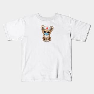 Cute Lion Cub Nurse Kids T-Shirt